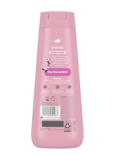 Dove x Crumbl Moisturizing Liquid Body Wash | Confetti Cake | 20oz Wash