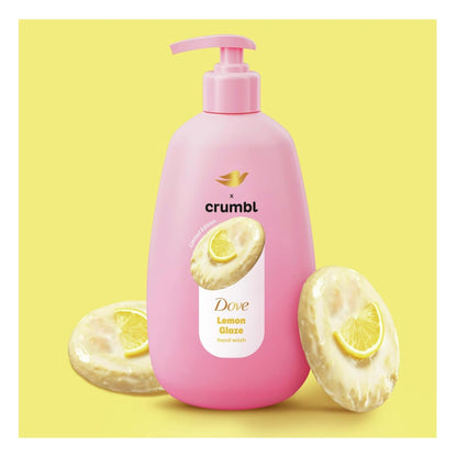 Dove X Crumbl Moisturizing Liquid Hand Wash Lemon Glaze | 2-pack, of 12 oz Hand Wash with Pump | Limited Edition (Lemon Glaze)